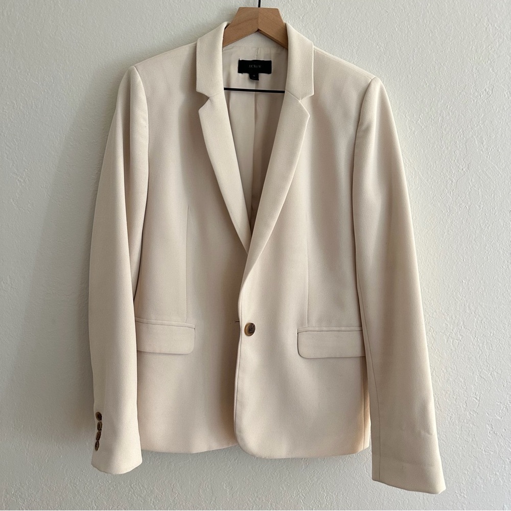 J. Crew Cream Blazer